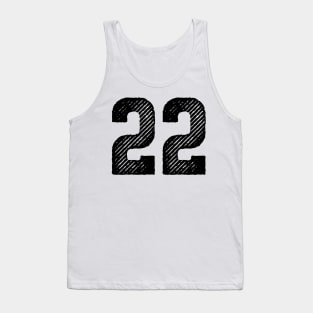 Rough Number 22 Tank Top